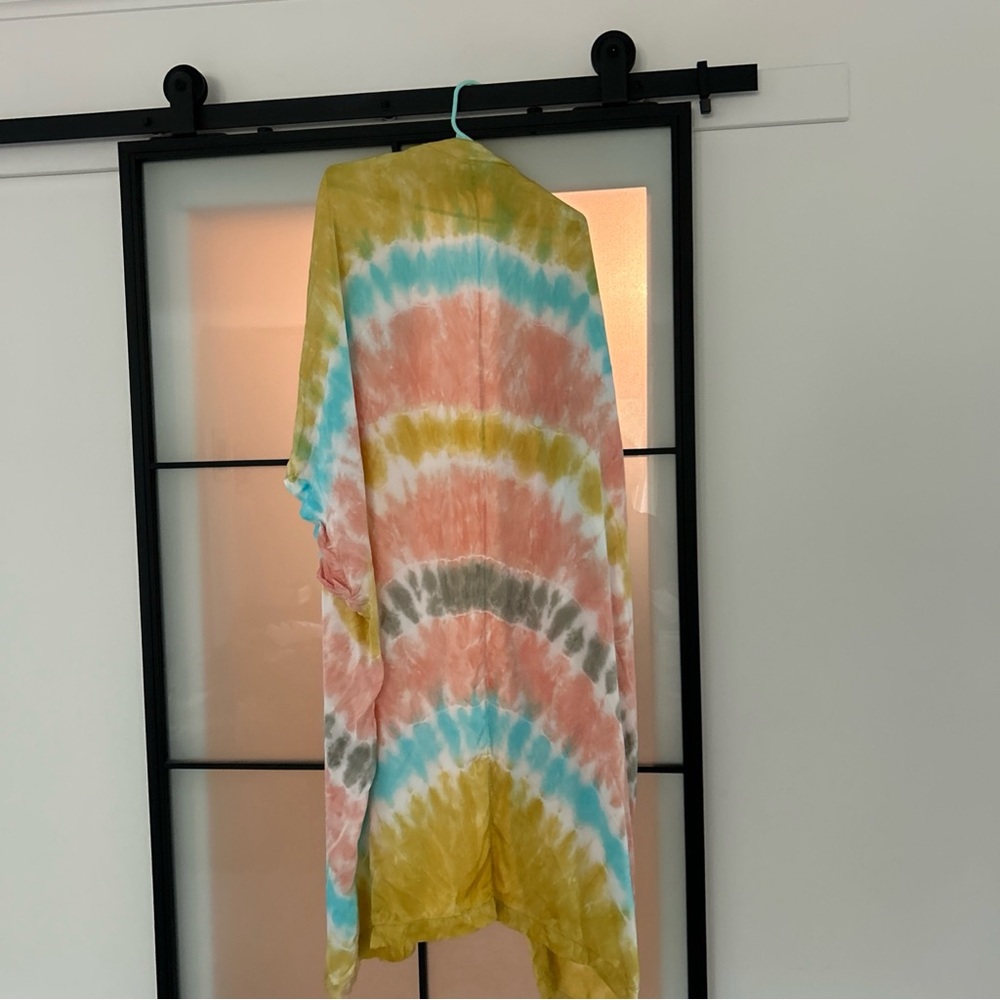 YFB Kana Kimono in pink sands wash one size - Picture 3 of 6